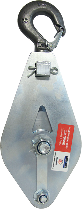 Non-Snatch Pulley Blocks – with Swivel Hook