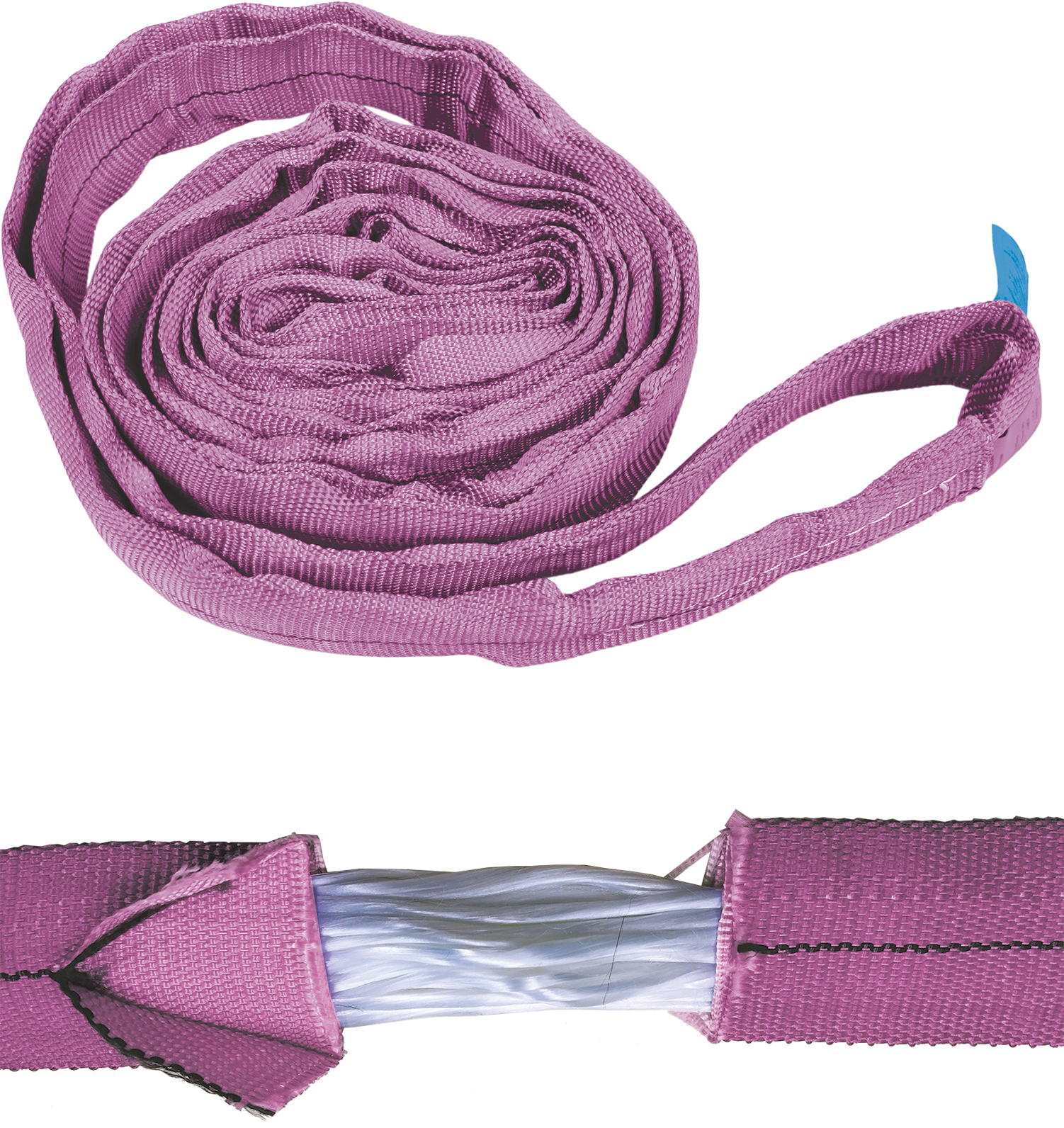 Polyester Round Slings Double Skin – Violet 1T WLL